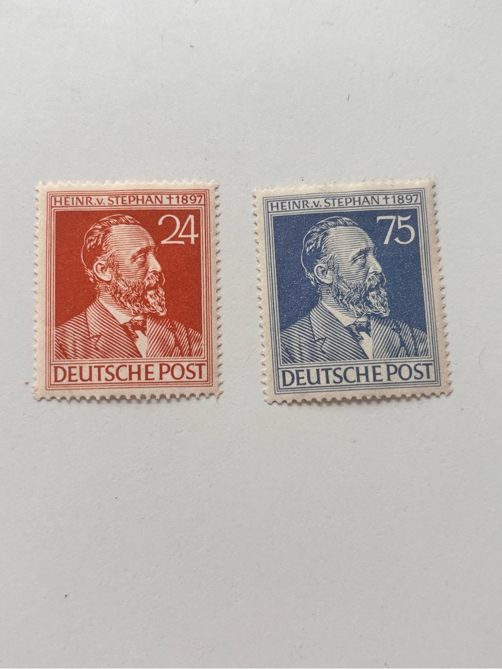 Deutsche Post Heinr. v. Stephan stamps